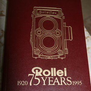 Rare book for camera collectors! Rollei 75 Years 1920-1995